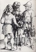 Albrecht Durer, Three Peasants in conver-sation